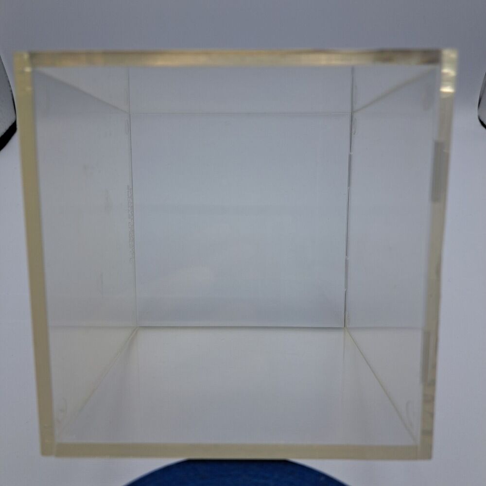 Sports Cubes Baseball Holder Display Case 2-Piece Clear Acrylic Patent Pending - Picture 8 of 9